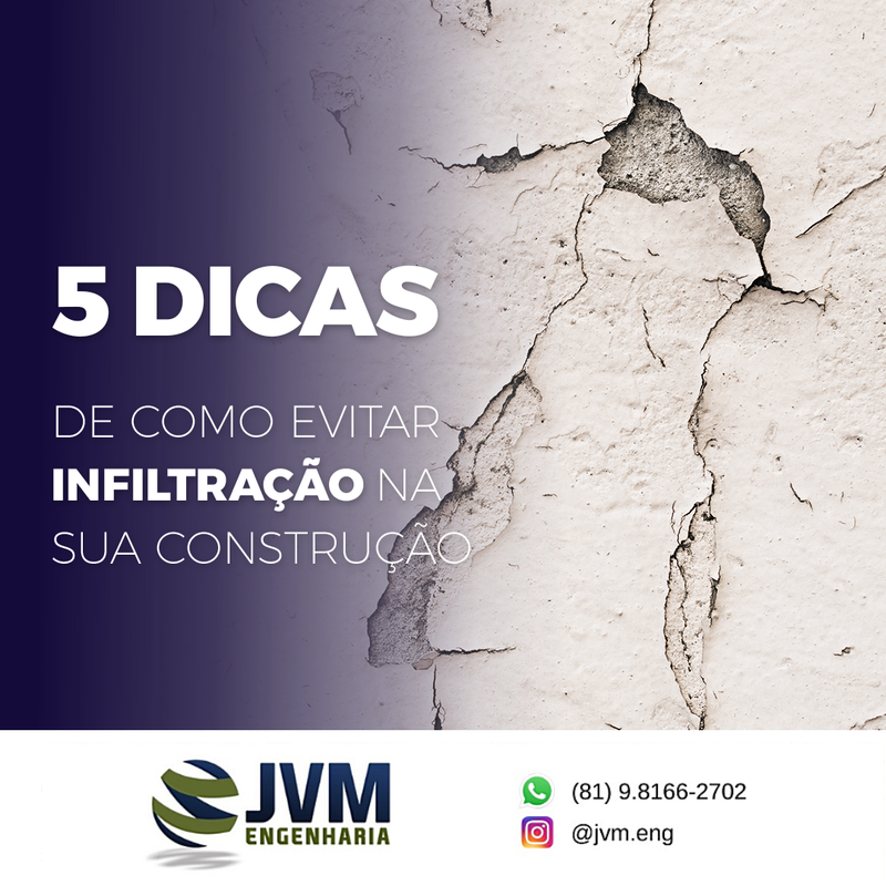 5 dicas de como evitar infiltrações na sua construção